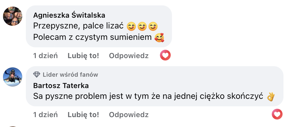 Opinia z Facebooka 3